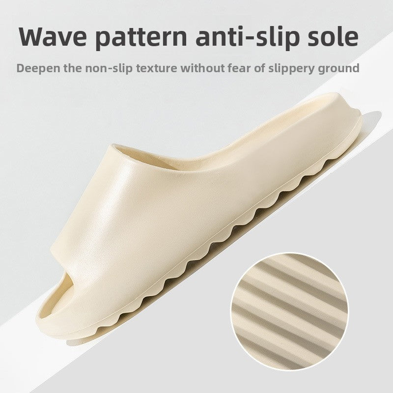 High-heeled slippers