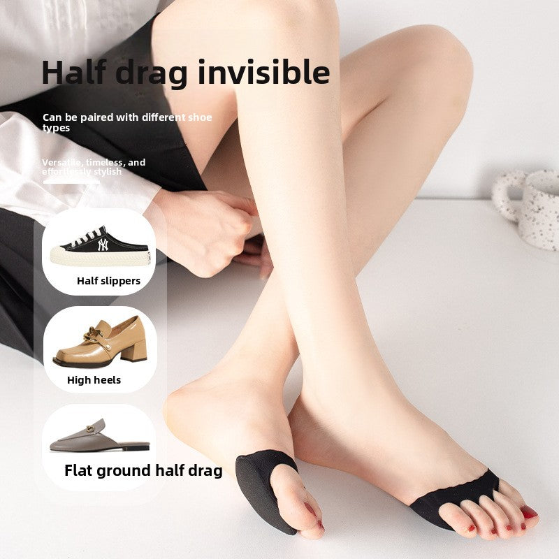 High heels five-finger socks, forefoot pads