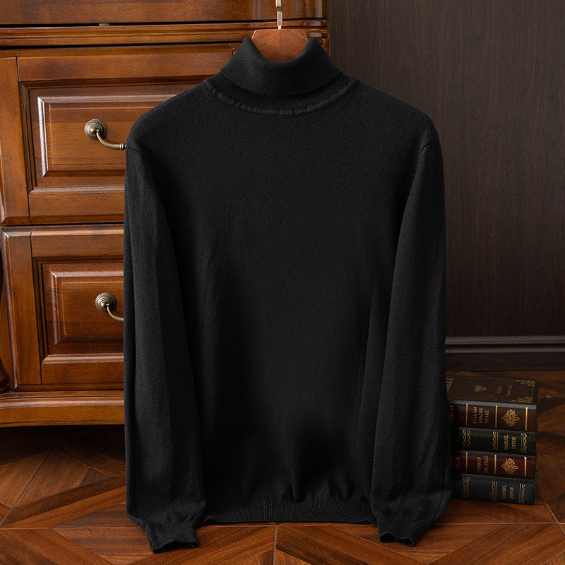 High-neck pullover base shirt