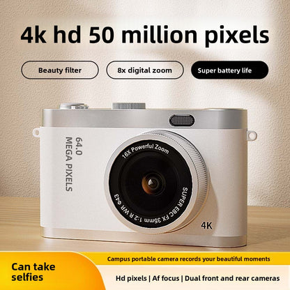 High-pixel dual-lens portable digital camera