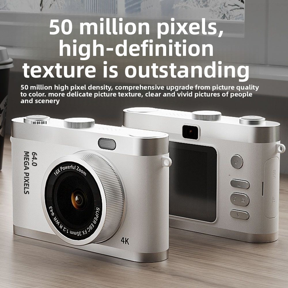 High-pixel dual-lens portable digital camera
