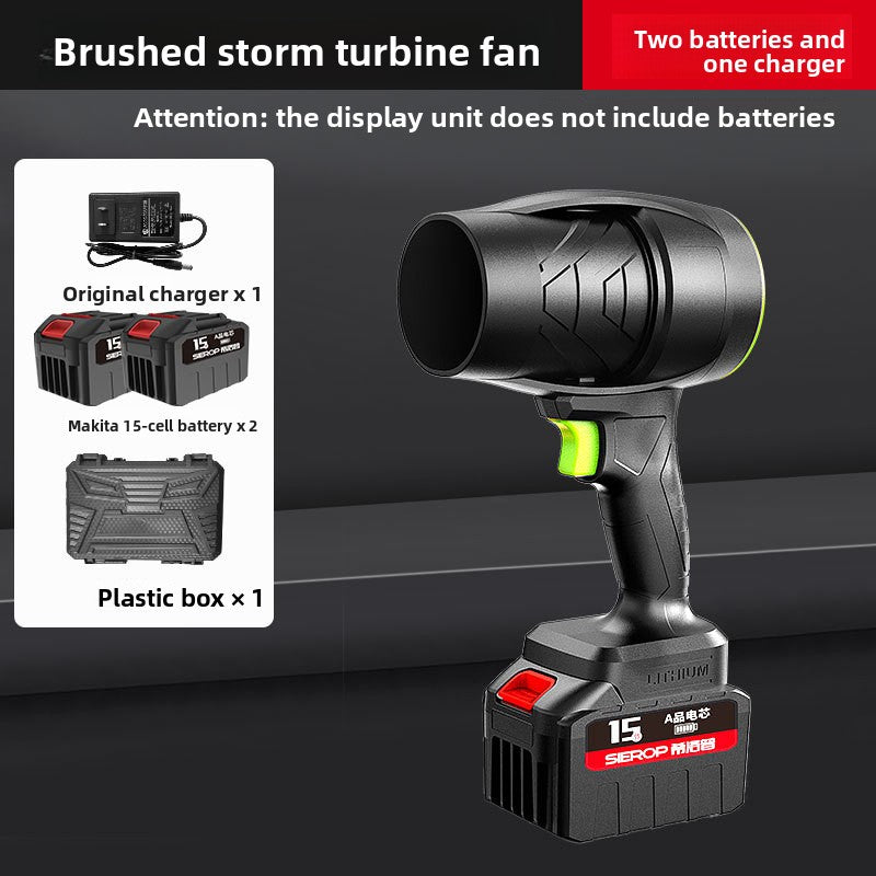High-power wireless charging turbocharged dust blower