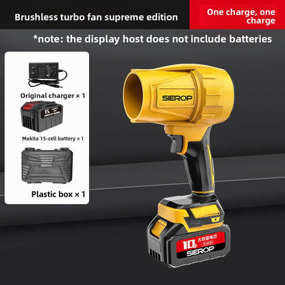 High-power wireless charging turbocharged dust blower