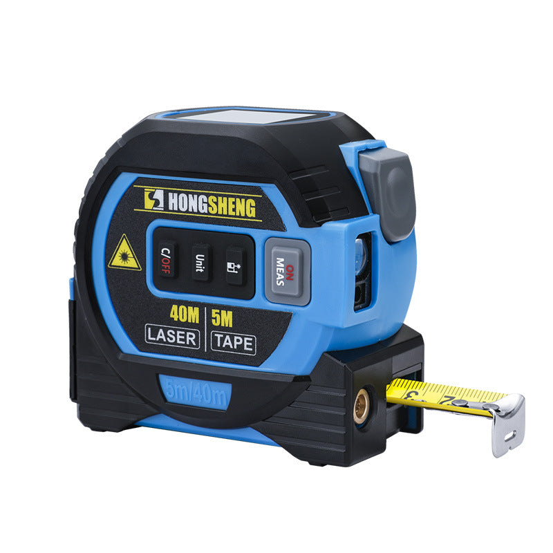 High-precision laser tape measure infrared rangefinder crosshair three-in-one electronic tape measure laser measuring ruler