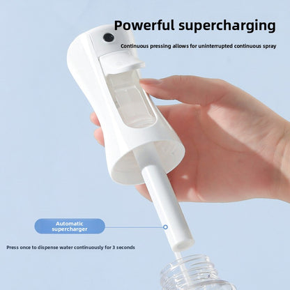 High-Pressure Atomizing Spray Bottle Ultra-Fine Mist Alcohol Disinfection Spray Bottle Press-Type Dispensing Bottle Portable Dispensing Spray Bottle