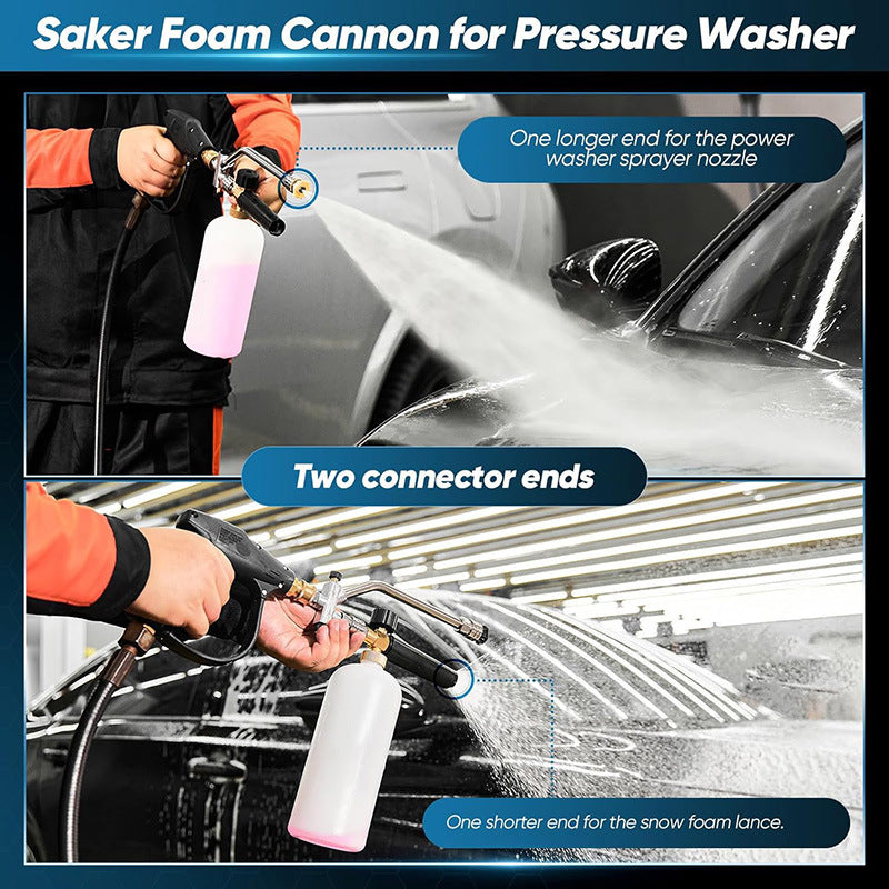 High Pressure Car Wash Water Gun with Foam Nozzle