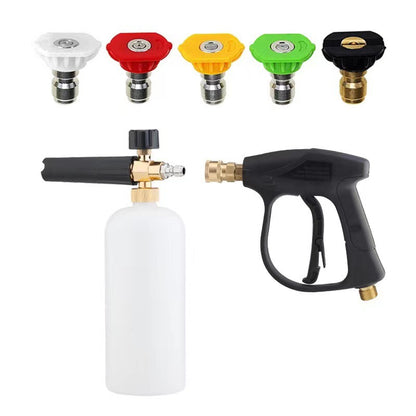 High-pressure car washing water gun foam tank