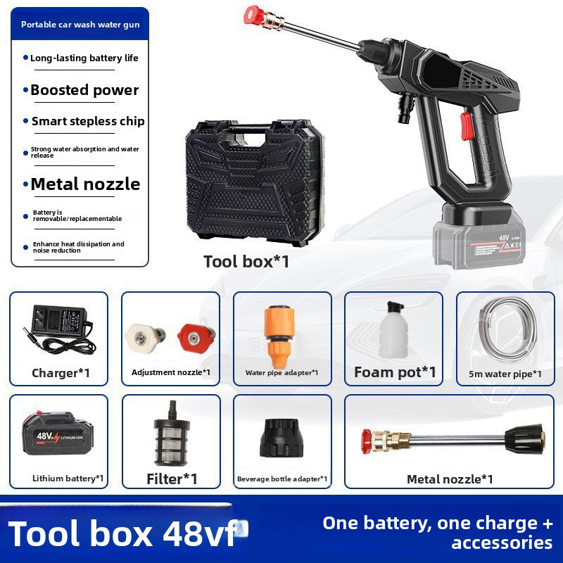 high-pressure car washing water gun