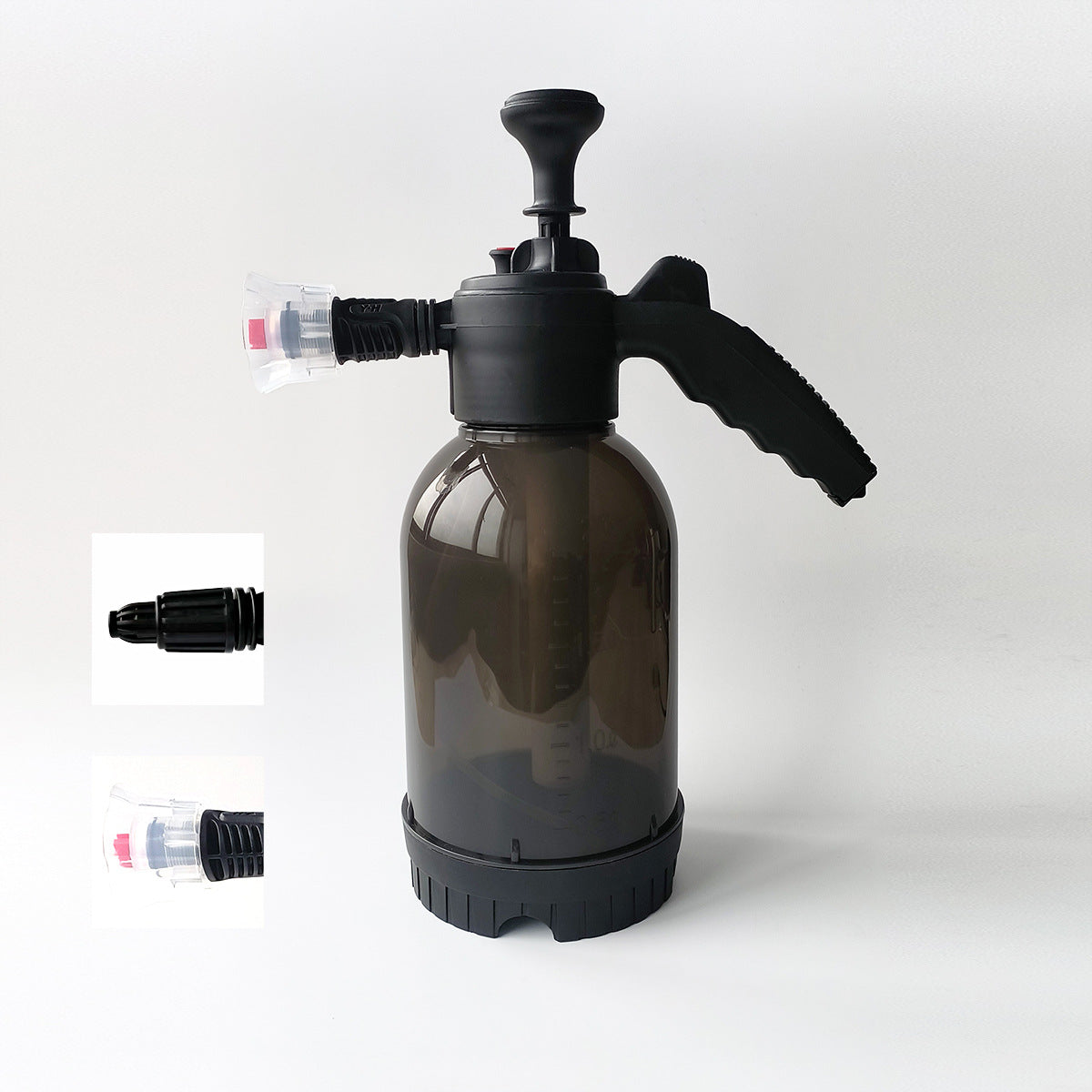 High-pressure foam for car wash liquid in spray bottles