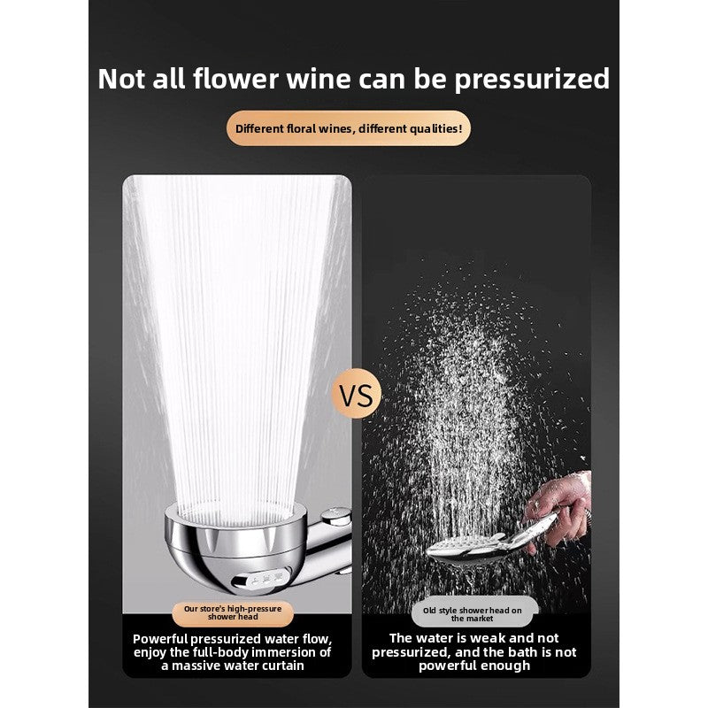 High Pressure Shower Head with Adjustable Spray