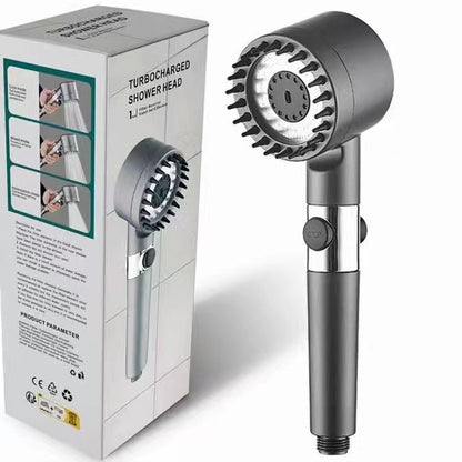 High Pressure Shower Head with Filter and Multiple Spray Modes