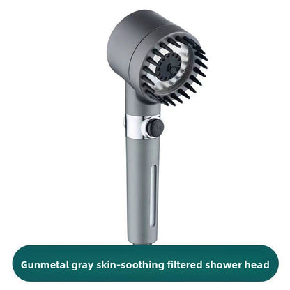 High Pressure Shower Head with Filter and Multiple Spray Modes
