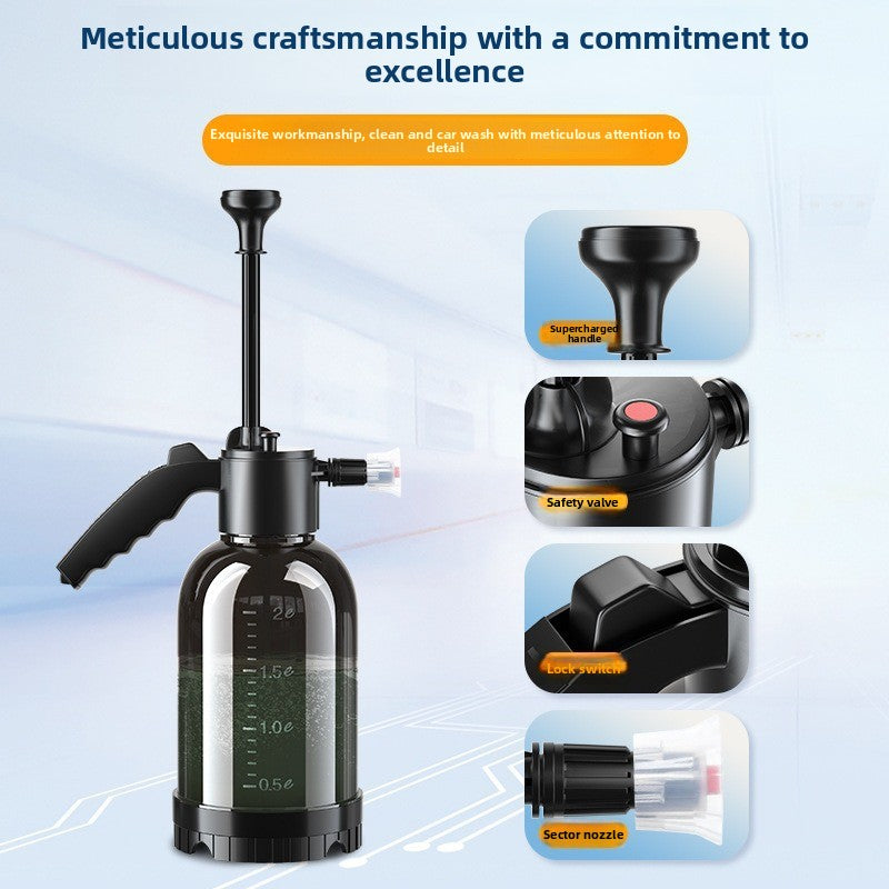 High-pressure spray bottle
