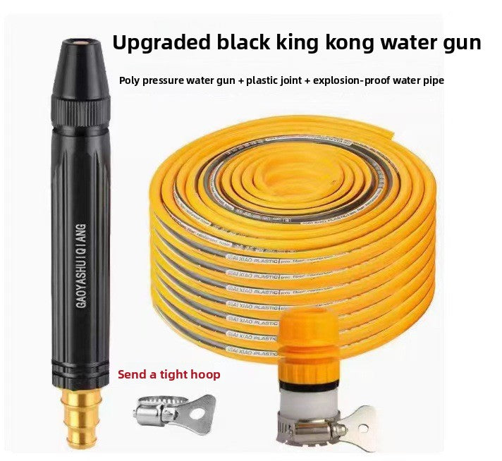 High Pressure Water Spray Gun with Hose