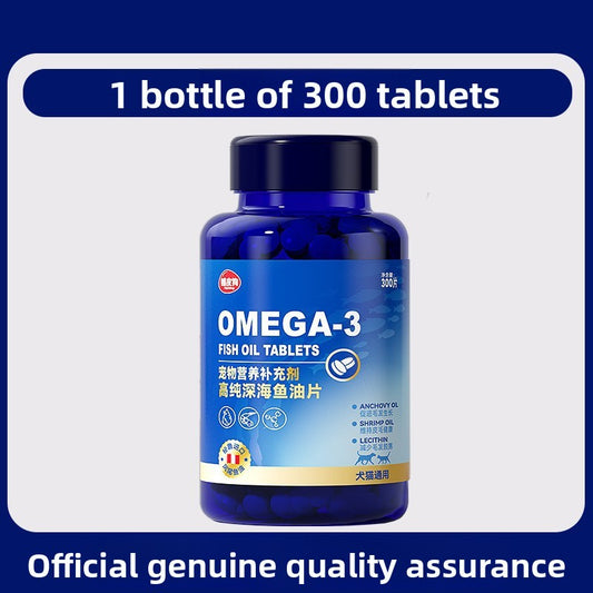 High-Purity Deep-Sea Fish Oil Tablets for Cats