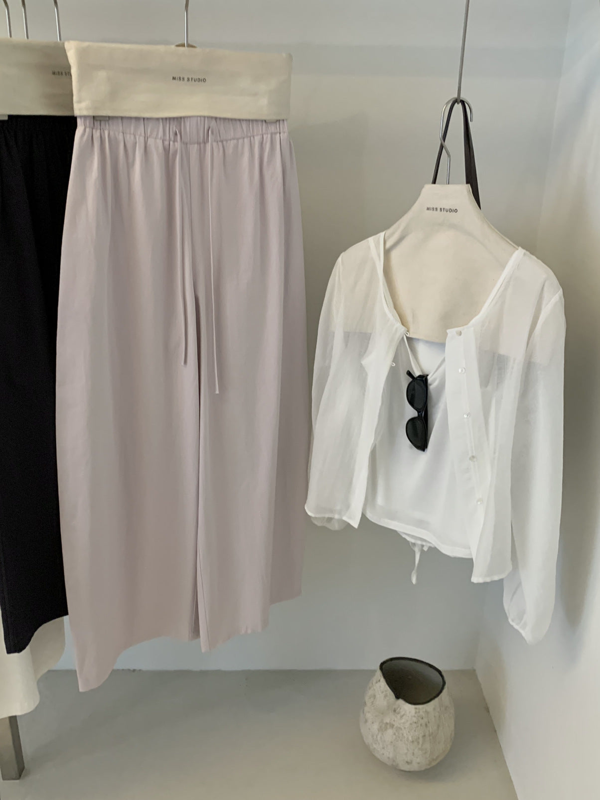 High-quality casual trousers with excellent drape, versatile styling, and multiple color options
