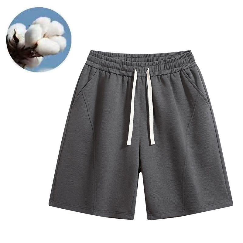 High-Quality Cotton Fully Hemmed Men's Shorts