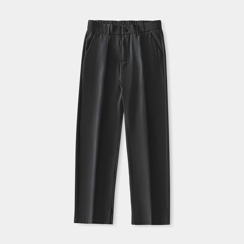 High-quality draped trousers