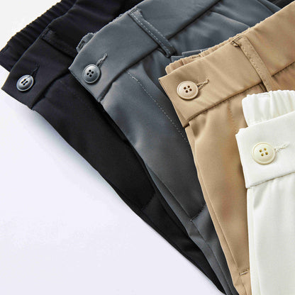 High-quality draped trousers