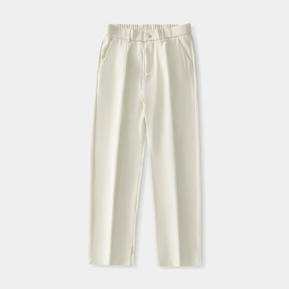 High-quality draped trousers