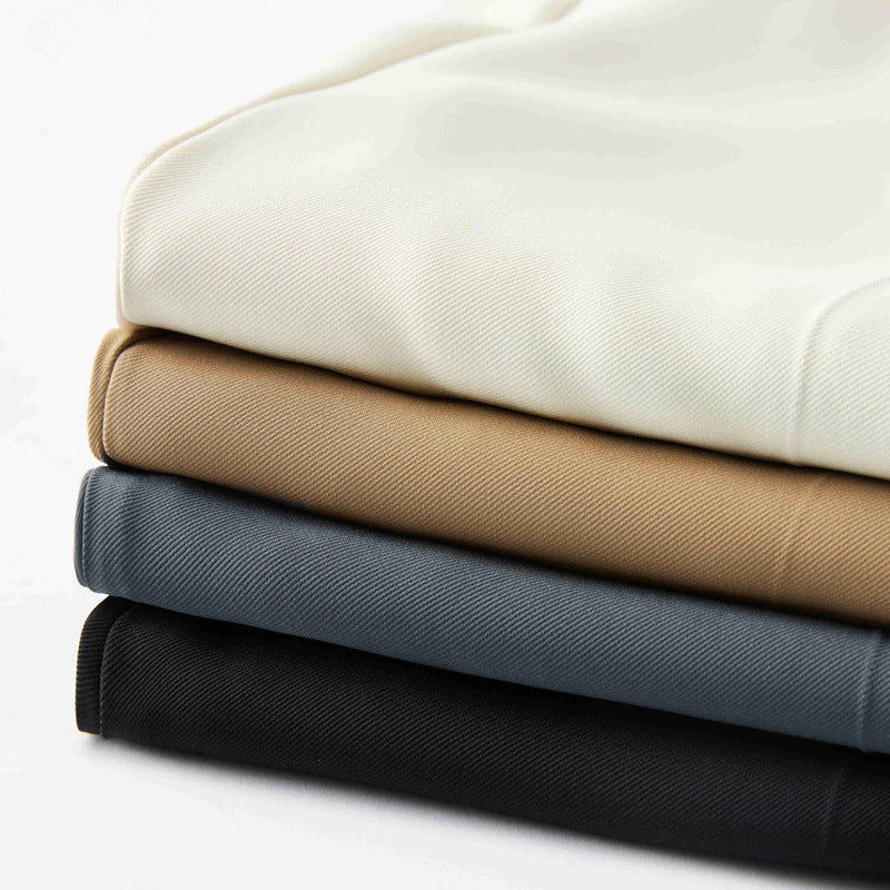 High-quality draped trousers