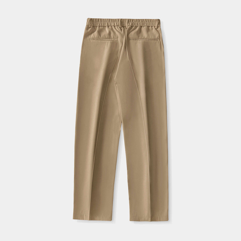 High-quality draped trousers