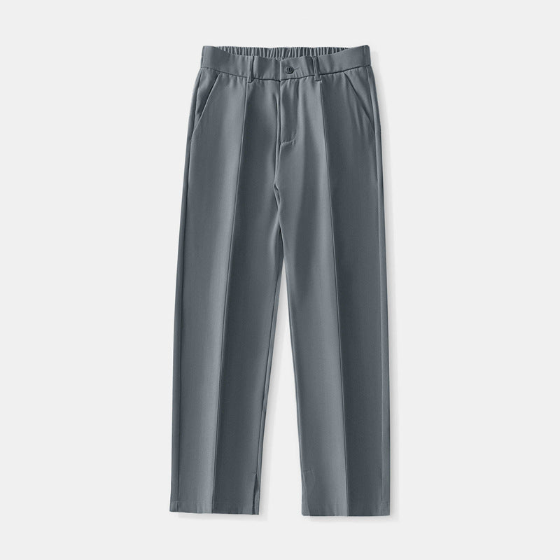 High-quality draped trousers