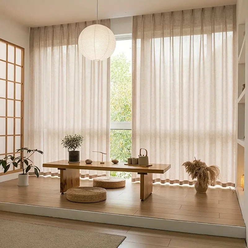 High-quality linen curtains