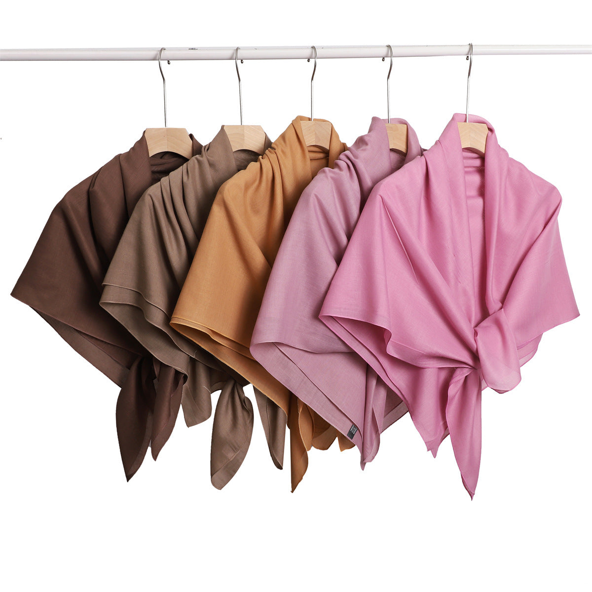 High-Quality Polyester Square Scarf Hijab Shawl