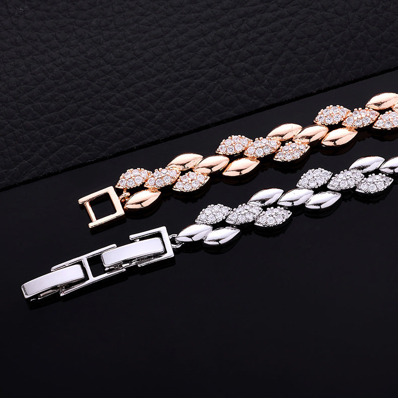 High-Shine Bracelet with Copper Base