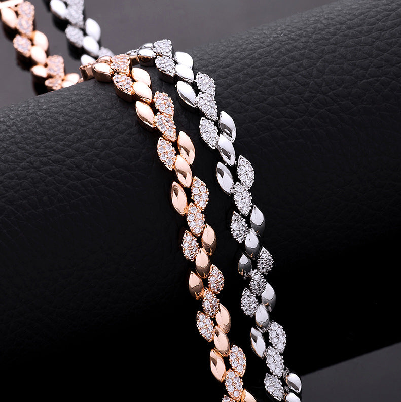 High-Shine Bracelet with Copper Base