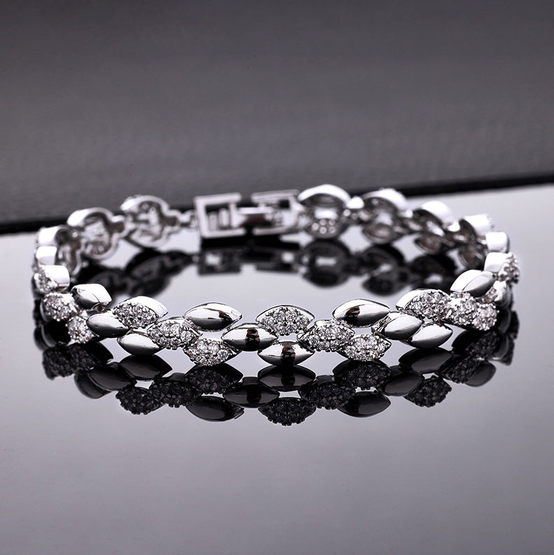 High-Shine Bracelet with Copper Base