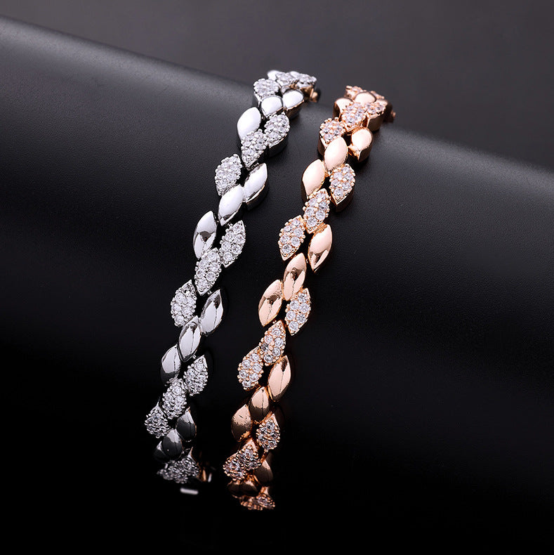 High-Shine Bracelet with Copper Base