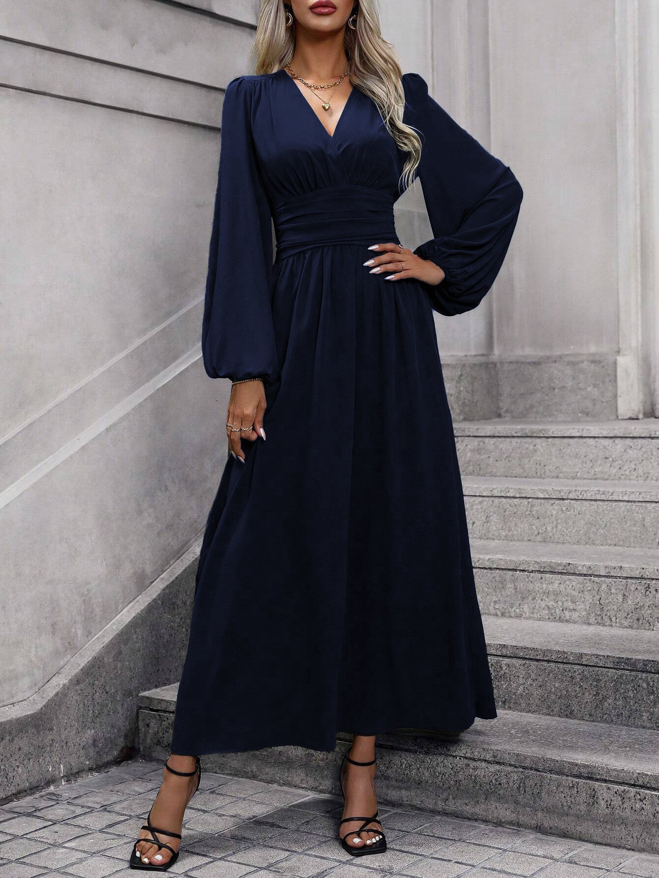 High-slit dress