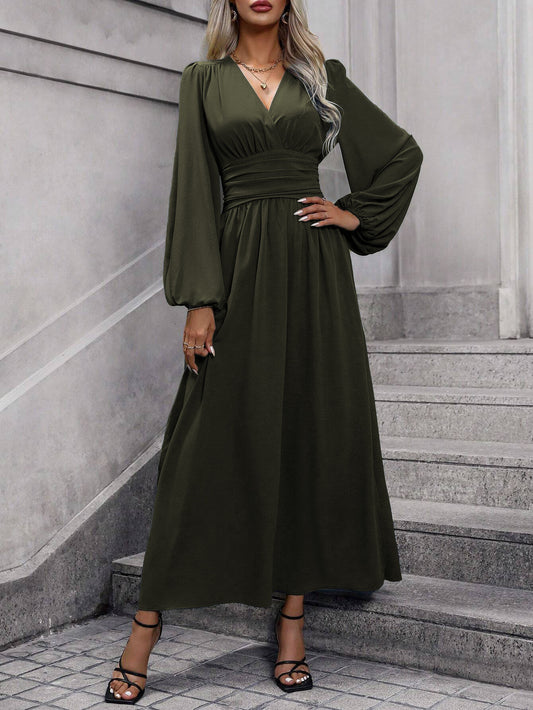 High-slit dress
