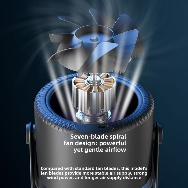 High-Speed Digital Display USB Desktop Fan