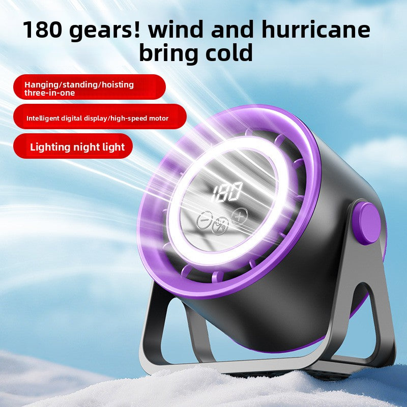 High-Speed Digital Display USB Desktop Fan