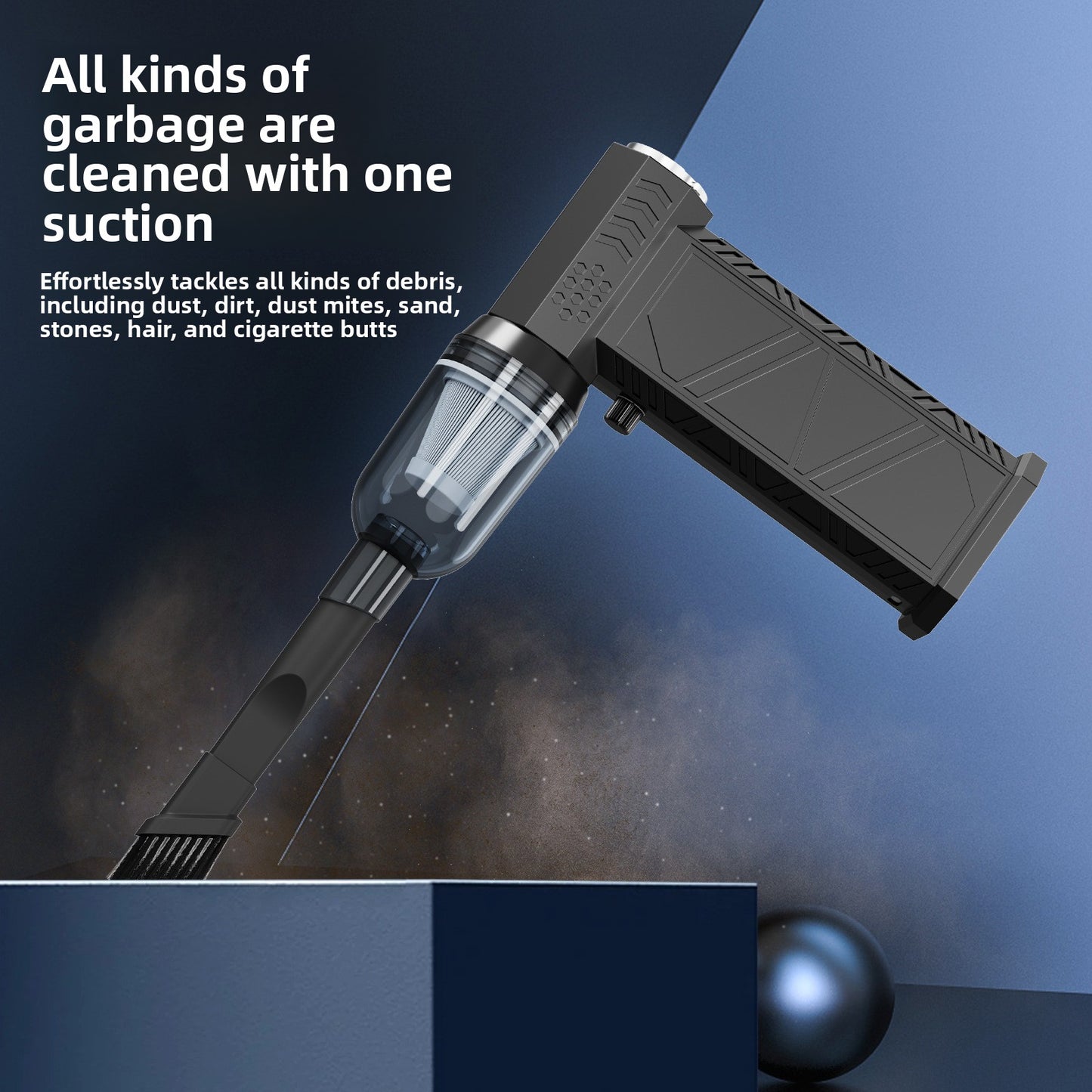 High-speed dust blowing and dust removal fan