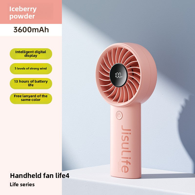 High-speed folding hand-held small fan