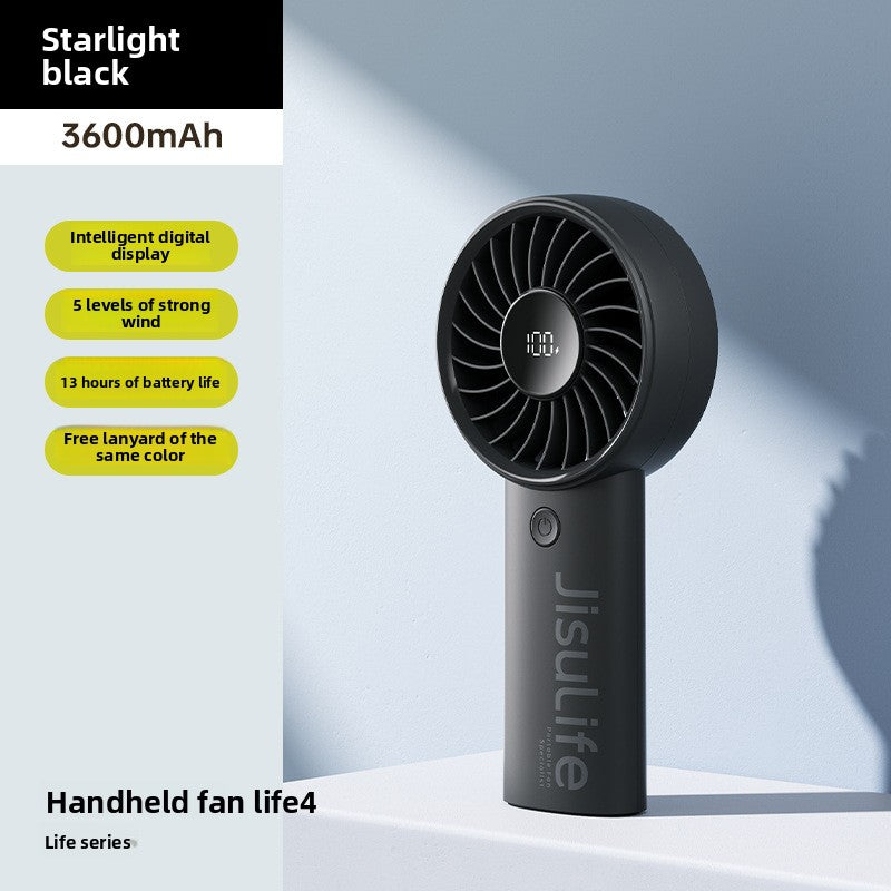 High-speed folding hand-held small fan