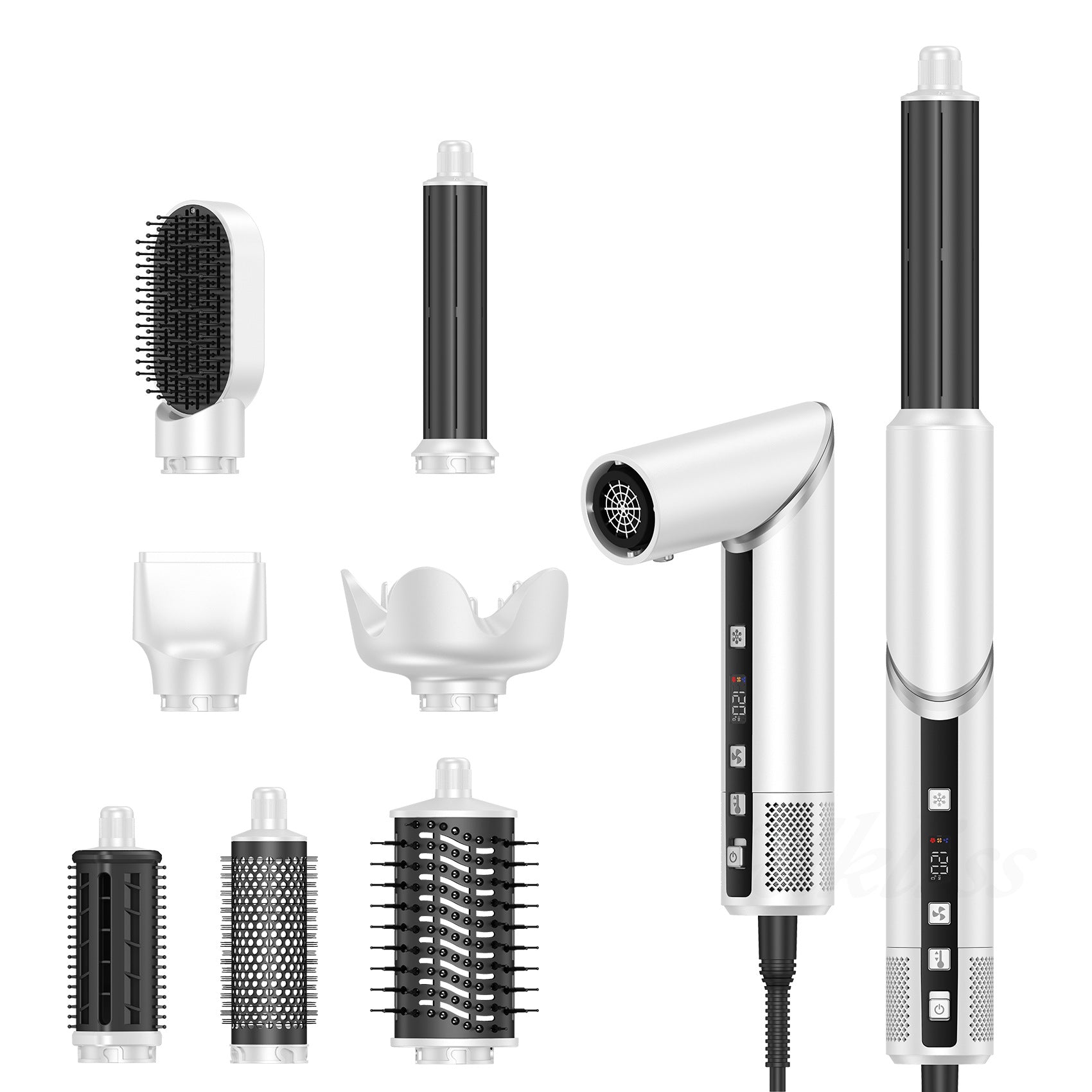 High-speed hair dryer curling iron