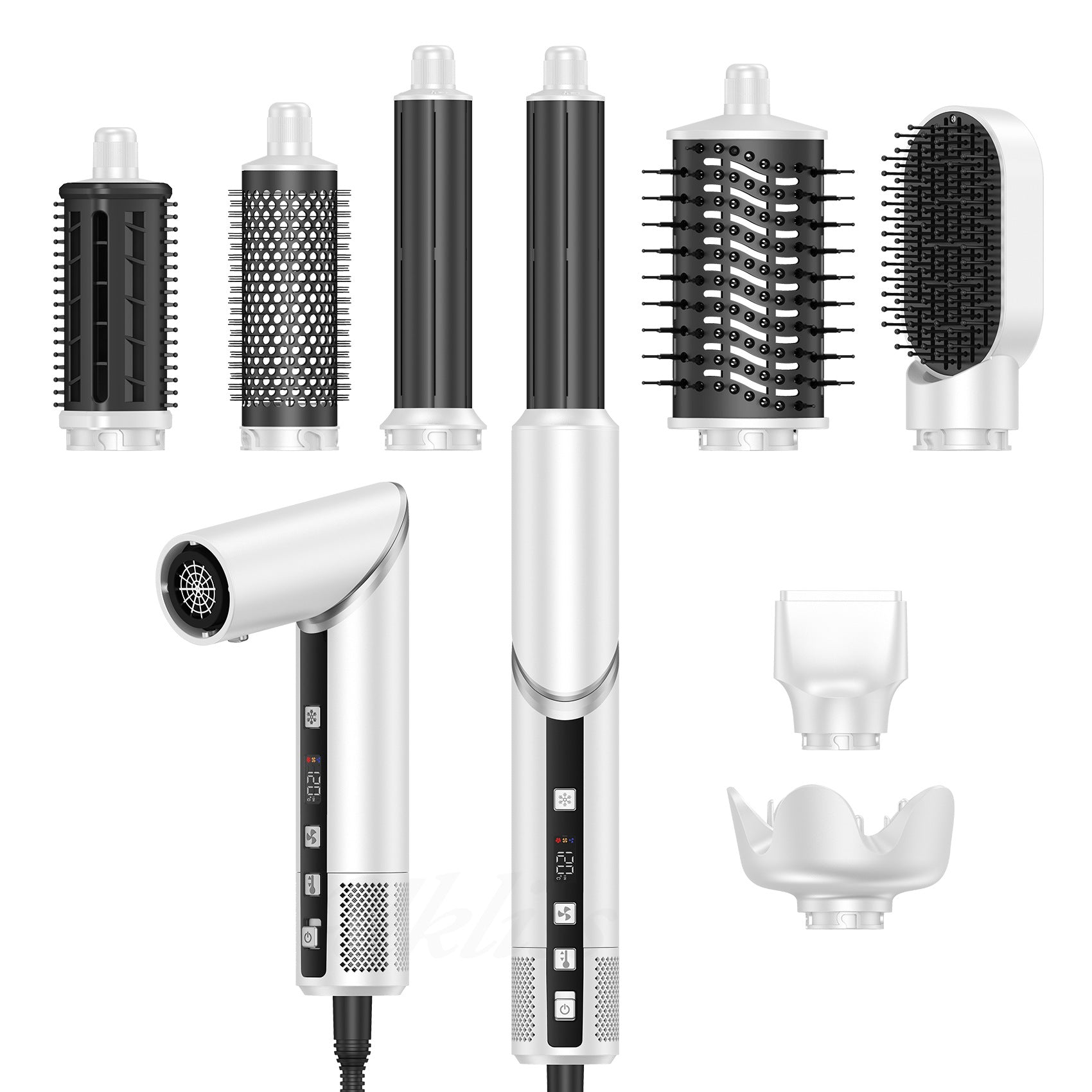 High-speed hair dryer curling iron