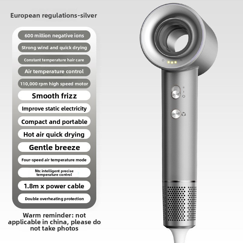 High-speed hair dryer for home use