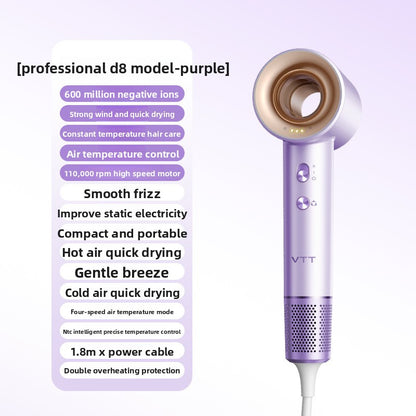 High-speed hair dryer for home use