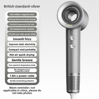 High-speed hair dryer for home use