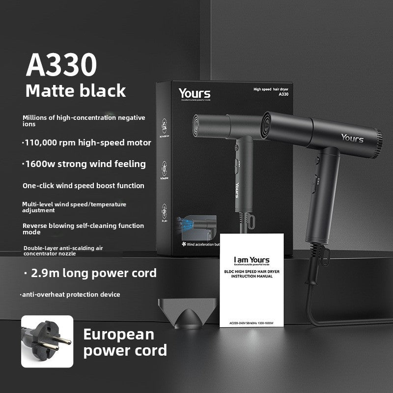 High-Speed Hair Dryer with Negative Ion Technology