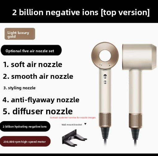 High-Speed Hair Dryer with Negative Ion Technology
