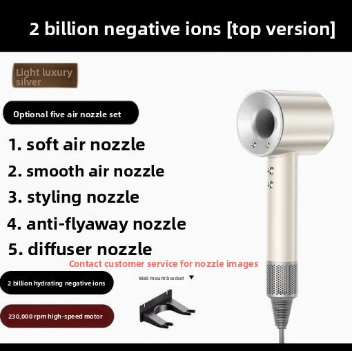 High-Speed Hair Dryer with Negative Ion Technology