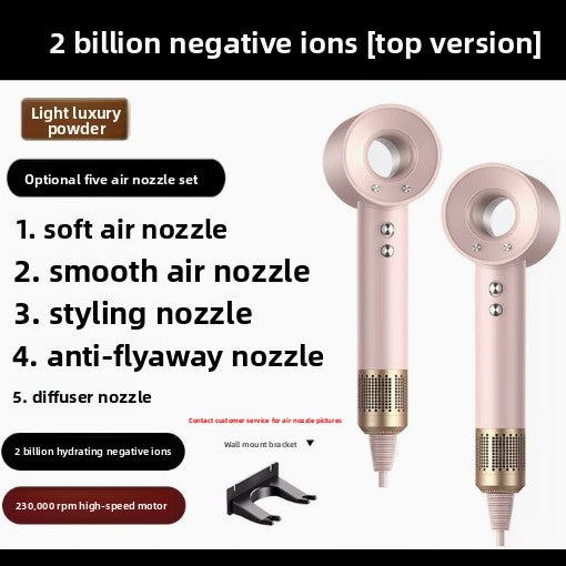 High-Speed Hair Dryer with Negative Ion Technology