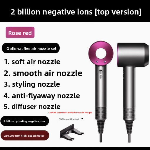High-Speed Hair Dryer with Negative Ion Technology